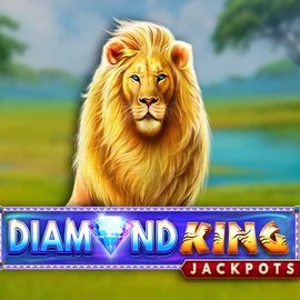 Diamond King Jackpots logo by SpinPlay Games Tikitaka Casino