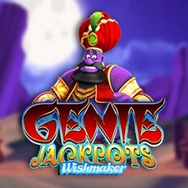 Genie Jackpots Wishmaker logo by Blueprint Gaming at Tikitaka Casino