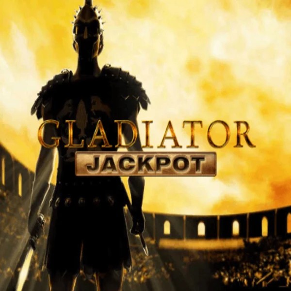 Gladiator Jackpot online game logo by Playtech on tikitaka-casinos.es