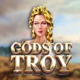 Gods of Troy online game logo by Red Tiger Gaming on tikitaka-casinos.es