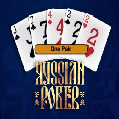 Russian Poker logo – Table Games by OneTouch Games at Tikitaka Casino