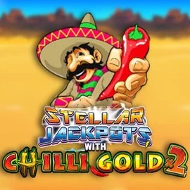 Stellar Jackpots with Chilli Gold x2 logo by Lightning Box Game at Tikitaka Casino